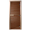 DoorWood Дверь для бани бронза "Теплый день" (ольха) - Общий вид двери