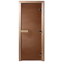  DoorWood Дверь для бани бронза матовая "Теплая ночь"